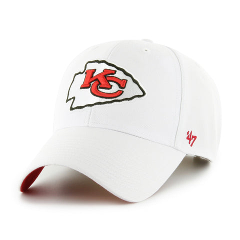 Gorra 47 Brand MVP Blanca NFL Kansas City Chiefs